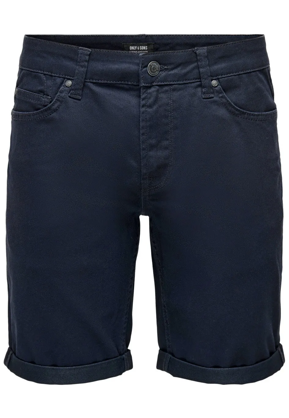 Ply Life Reg Twill Dark Navy Shorts Chino S-XXL
