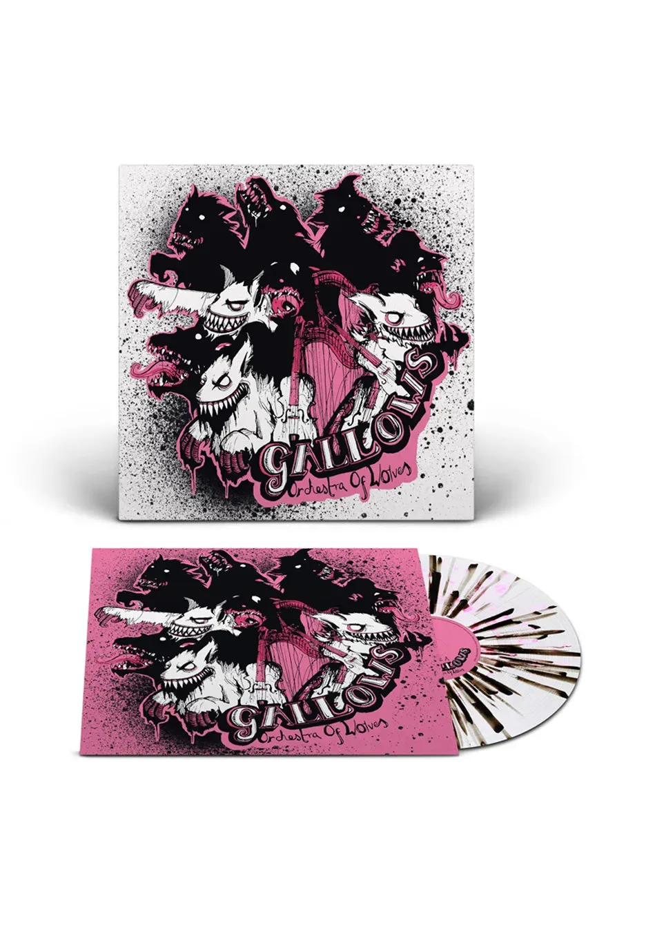 Impericon Orchestra Of Wolves Vinyl Pink Black Splatter