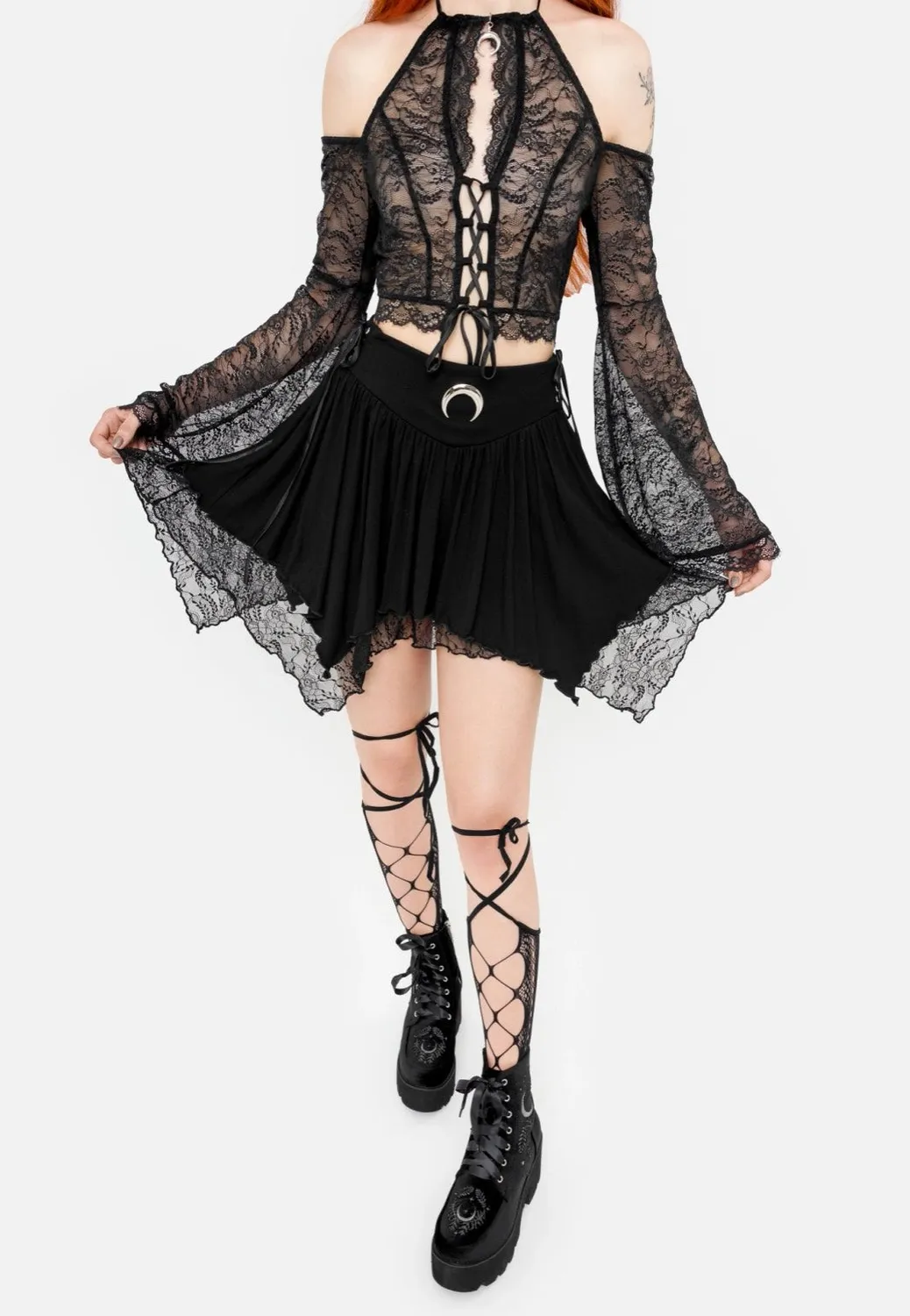 Spellbound Black Rock Gothic Streetwear schwarz
