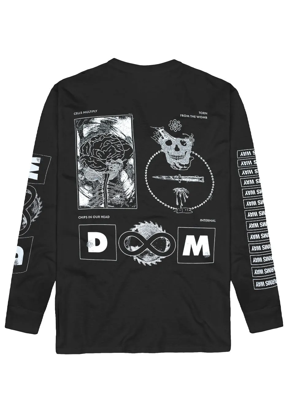 Impericon Doom Longsleeve schwarz Melodic Hardcore Unisex