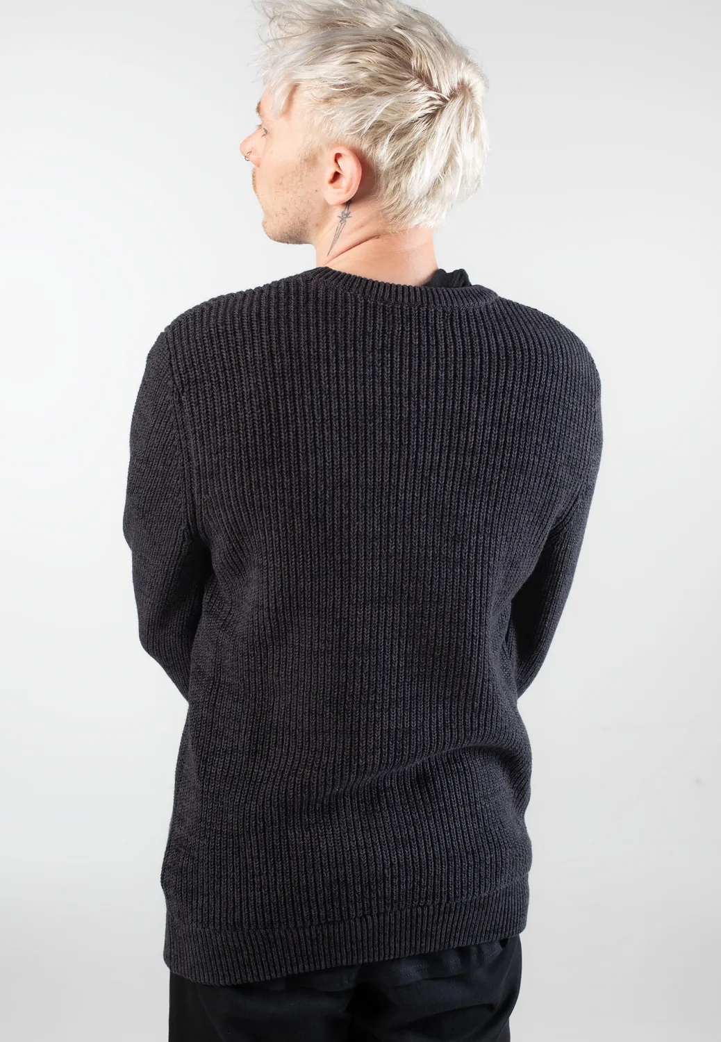 Impericon Mixmash Knit Black-Anthra Pullover Strick