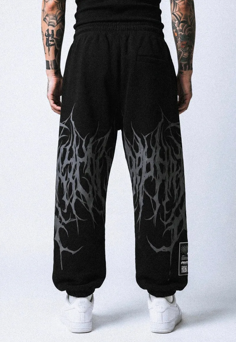Impericon Reign of Blood Acid Washed Jogginghose schwarz