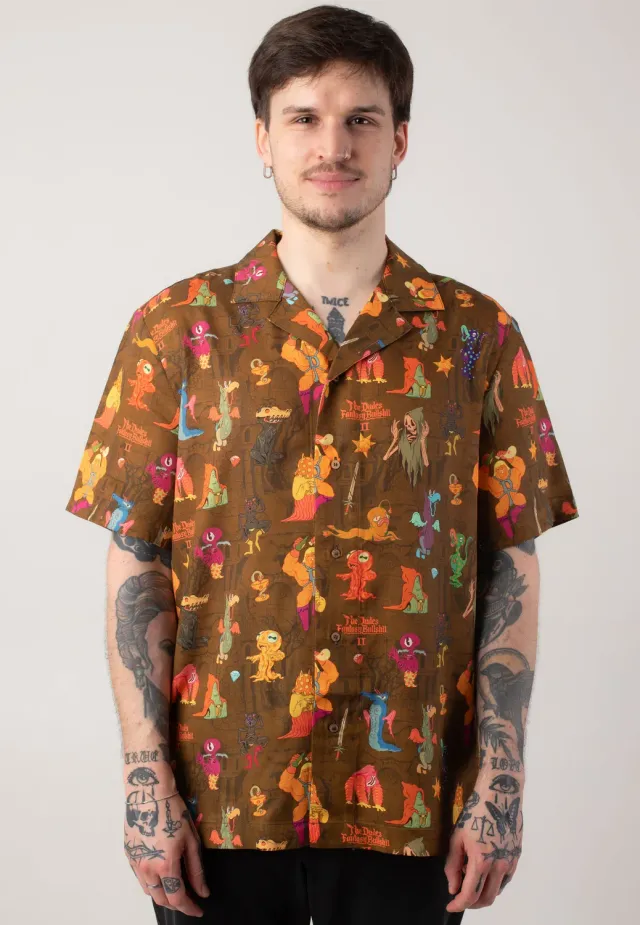 Impericon Citadelic Monsters Hawaiian Hemd bunt