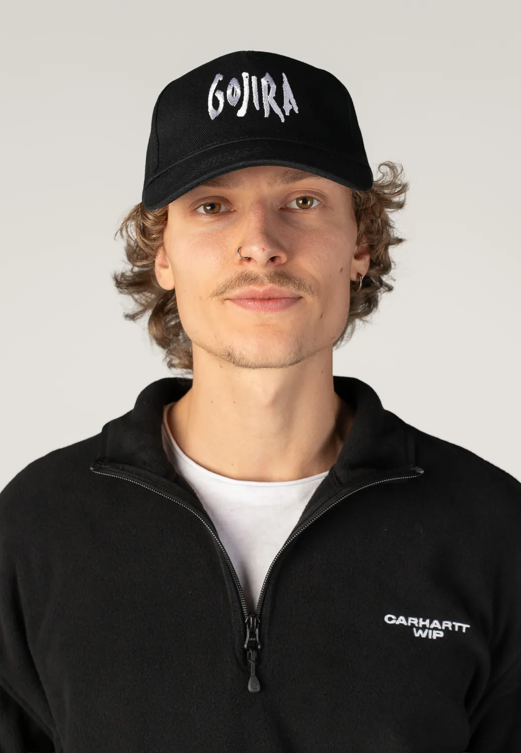 Impericon Logo Cap schwarz Onesize Baumwolle