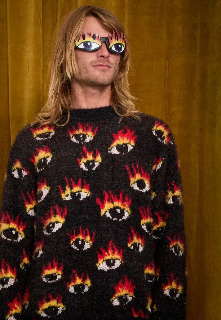 Ozzy Osbourne Ozzy Eyes Pullover schwarz Strick