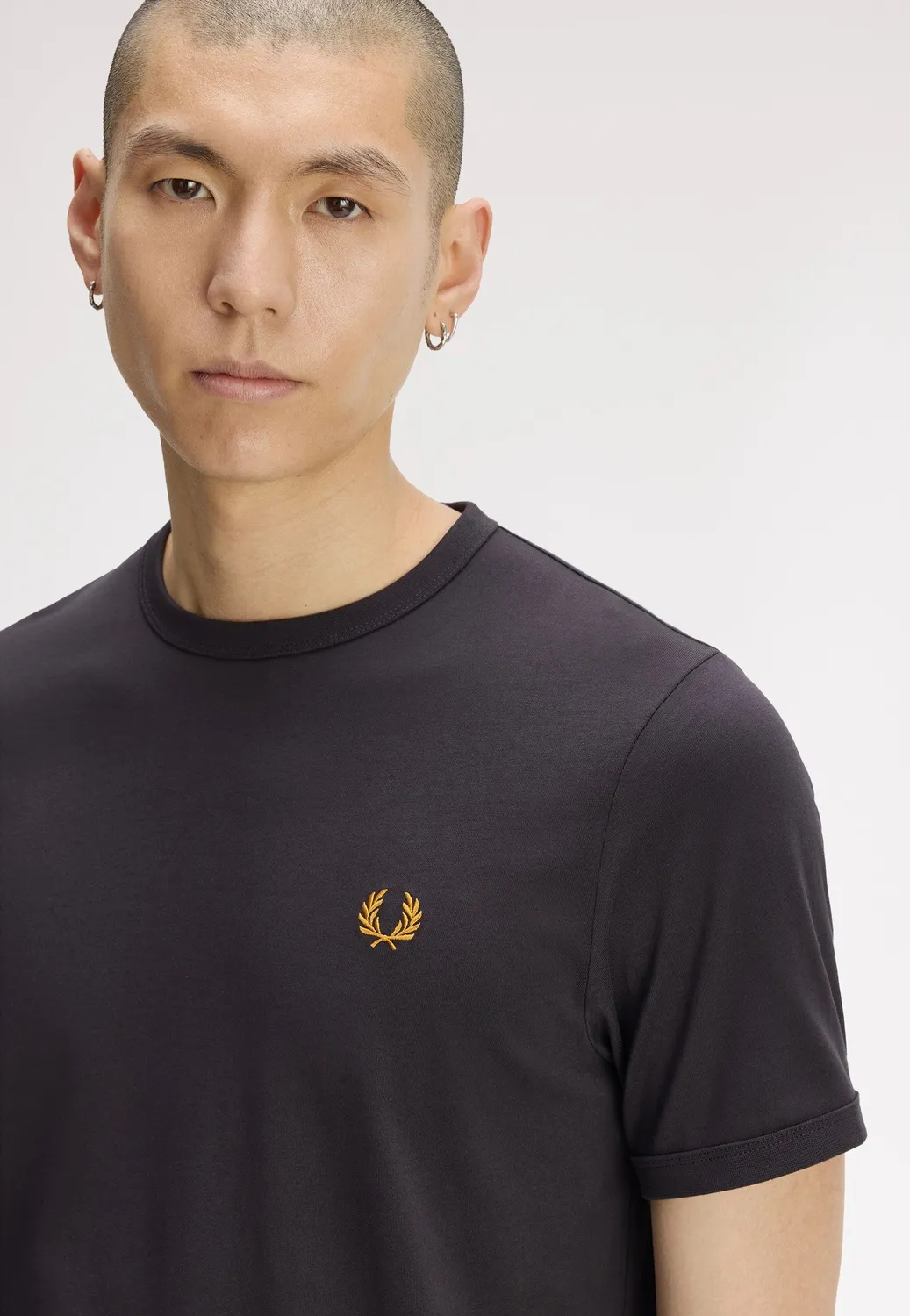 Impericon Ringer Anchor Grey T-Shirt Grau Jersey