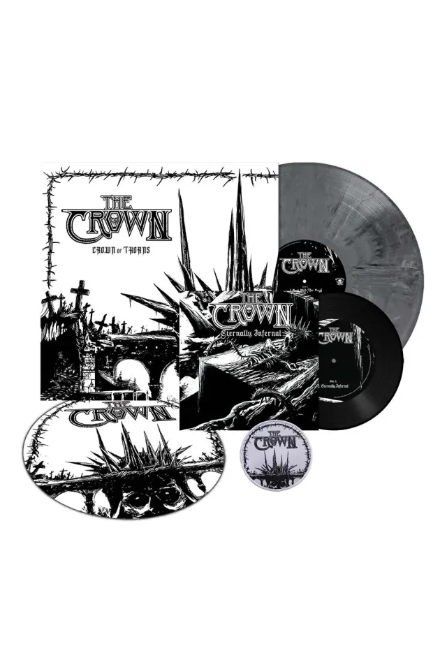 Impericon Crown Of Thorns Marbled Vinyl Iron Grey + 7 Inch