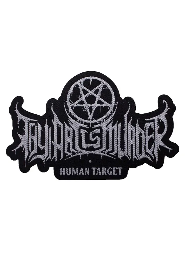 Impericon Human Target Die Cut Aufnäher schwarz