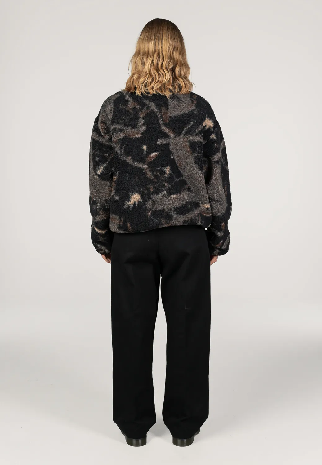 Impericon Elliot High Neck Liner Camo Jacke Fleece Damen