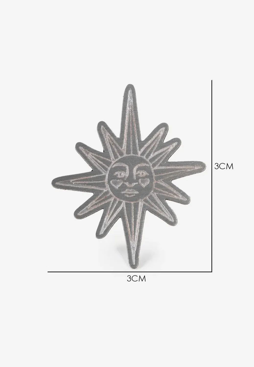 Impericon Sun Silver Pin silber Onesize Gothic