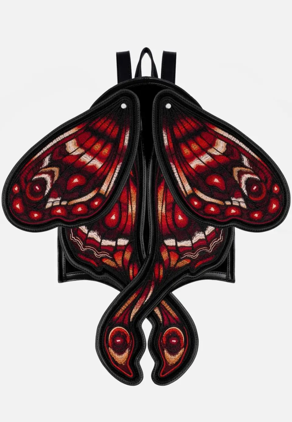 Impericon Crimson Moth Black Rucksack Samt Gothic Onesize