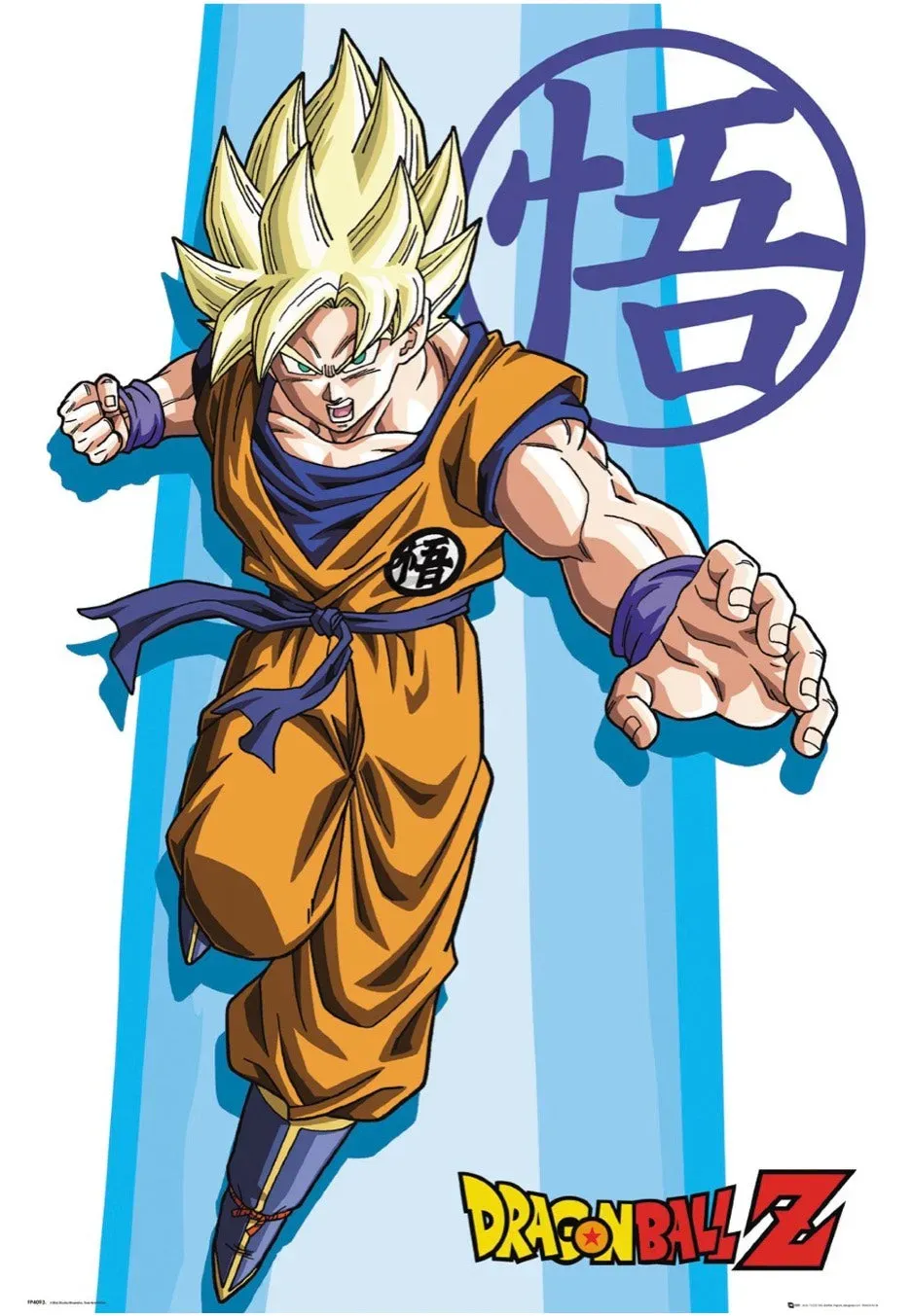 Dragon Ball SS Goku Poster bunt Onesize Anime
