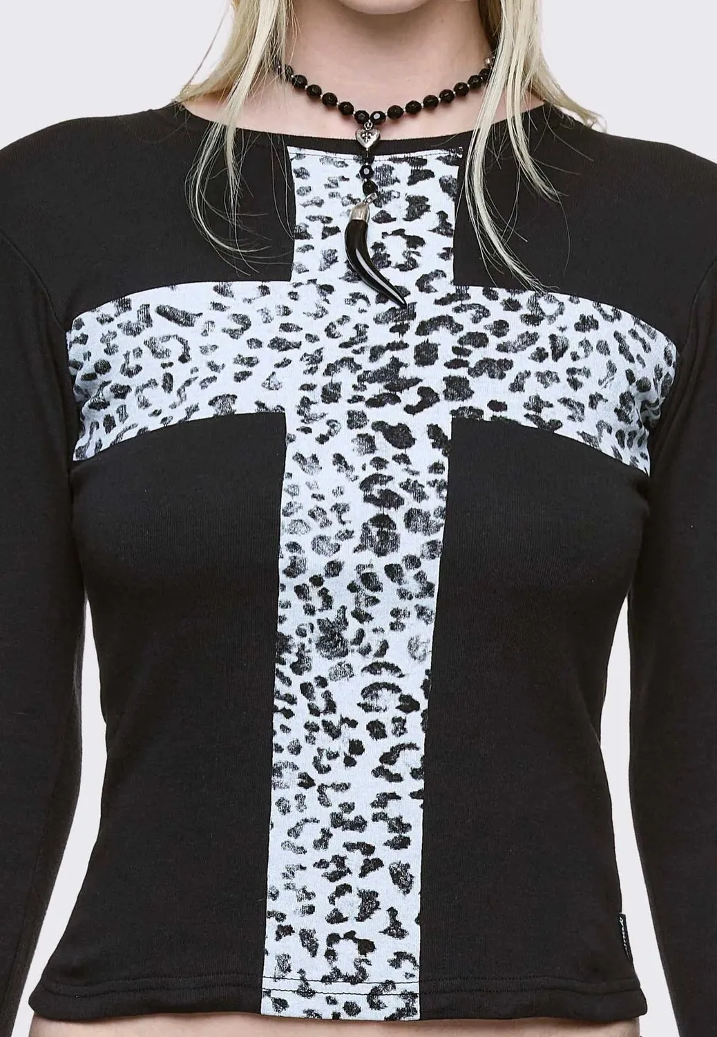 Impericon Feral Cross Black Longsleeve Oberteil