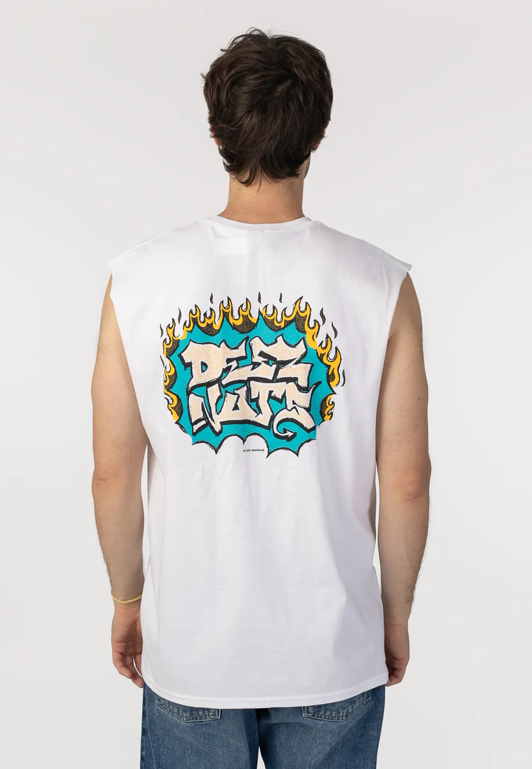 Impericon Hangman White Sleeveless Tank Top Weiss Unisex