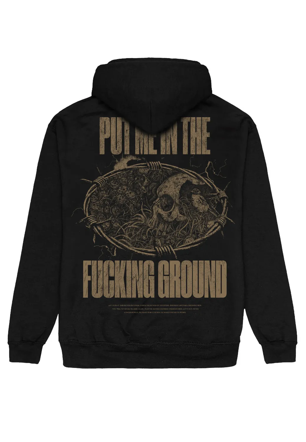 Impericon Put Me In The Ground Hoodie schwarz Deathcore