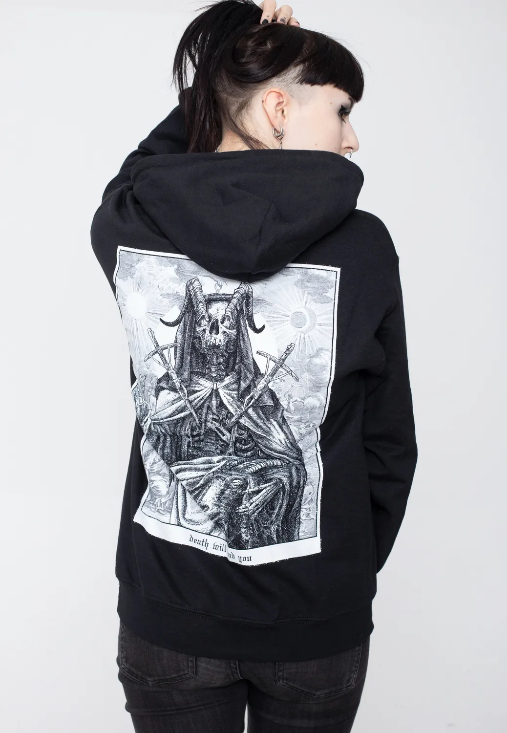 Impericon Death Will Find You Hoodie schwarz Unisex