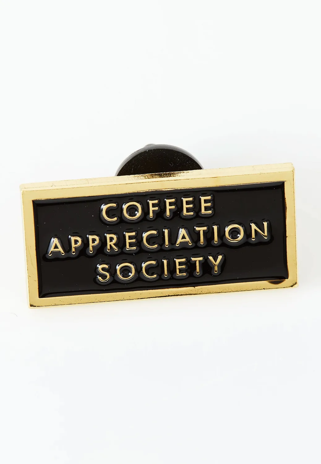 Impericon Coffee Appreciation Society Pin schwarz Emaille