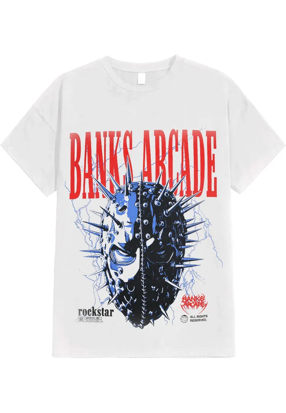Electric Callboy Rockstar White T-Shirt Weiß Electrocore