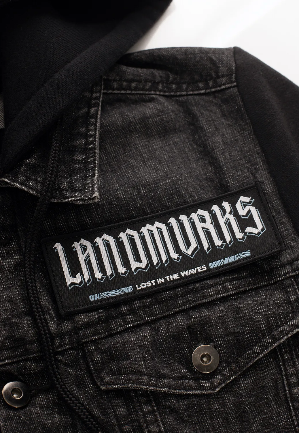 Impericon Lost In The Waves Aufnäher Onesize schwarz Metalcore