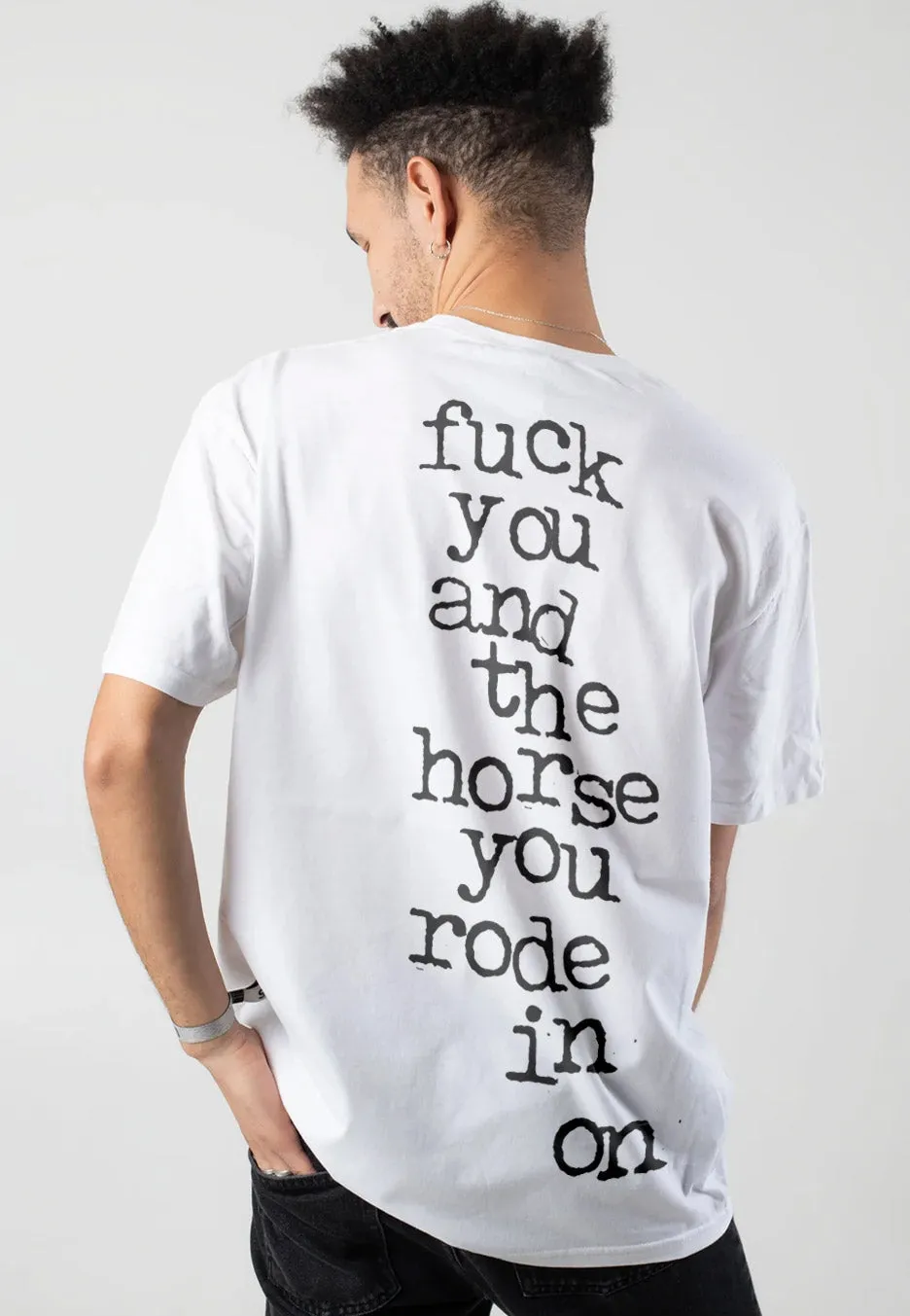 Impericon Horse White T-Shirt weiß Death Metal