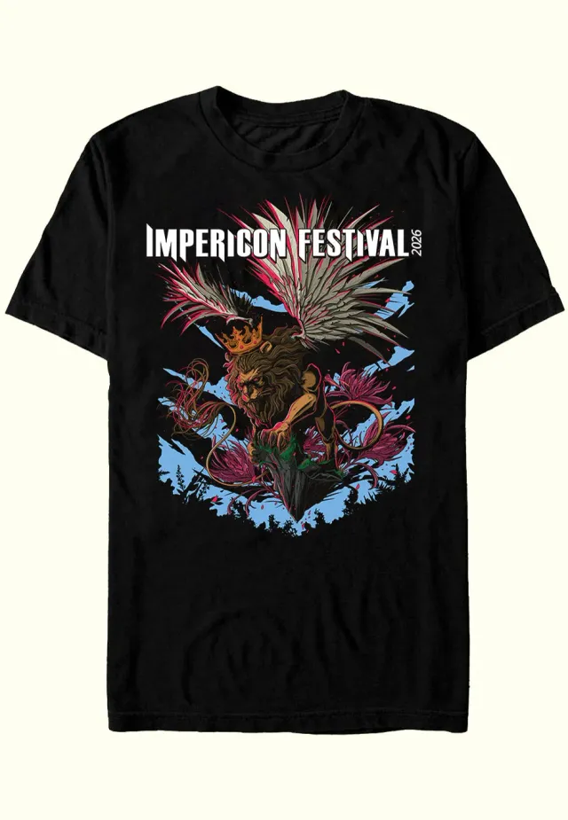 Impericon Line Up Friday 2026 T-Shirt schwarz Jersey