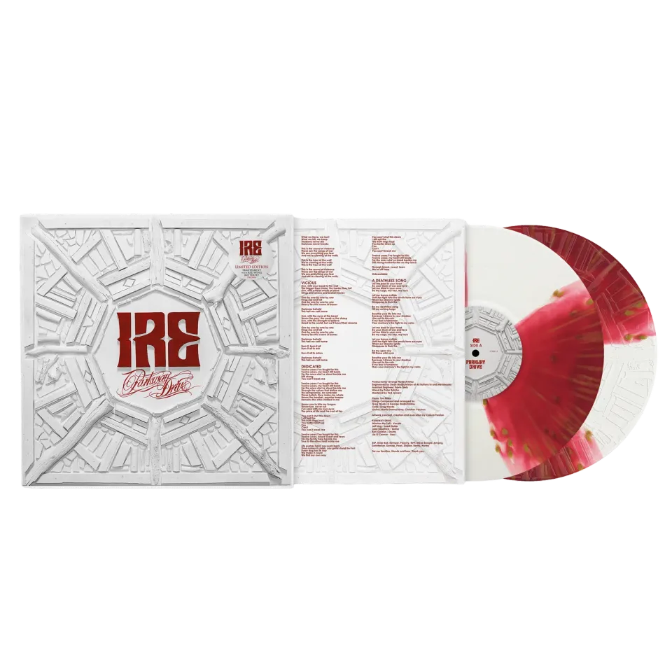 Parkway Drive IRE Vinyl 2LP transparent Red Wing
