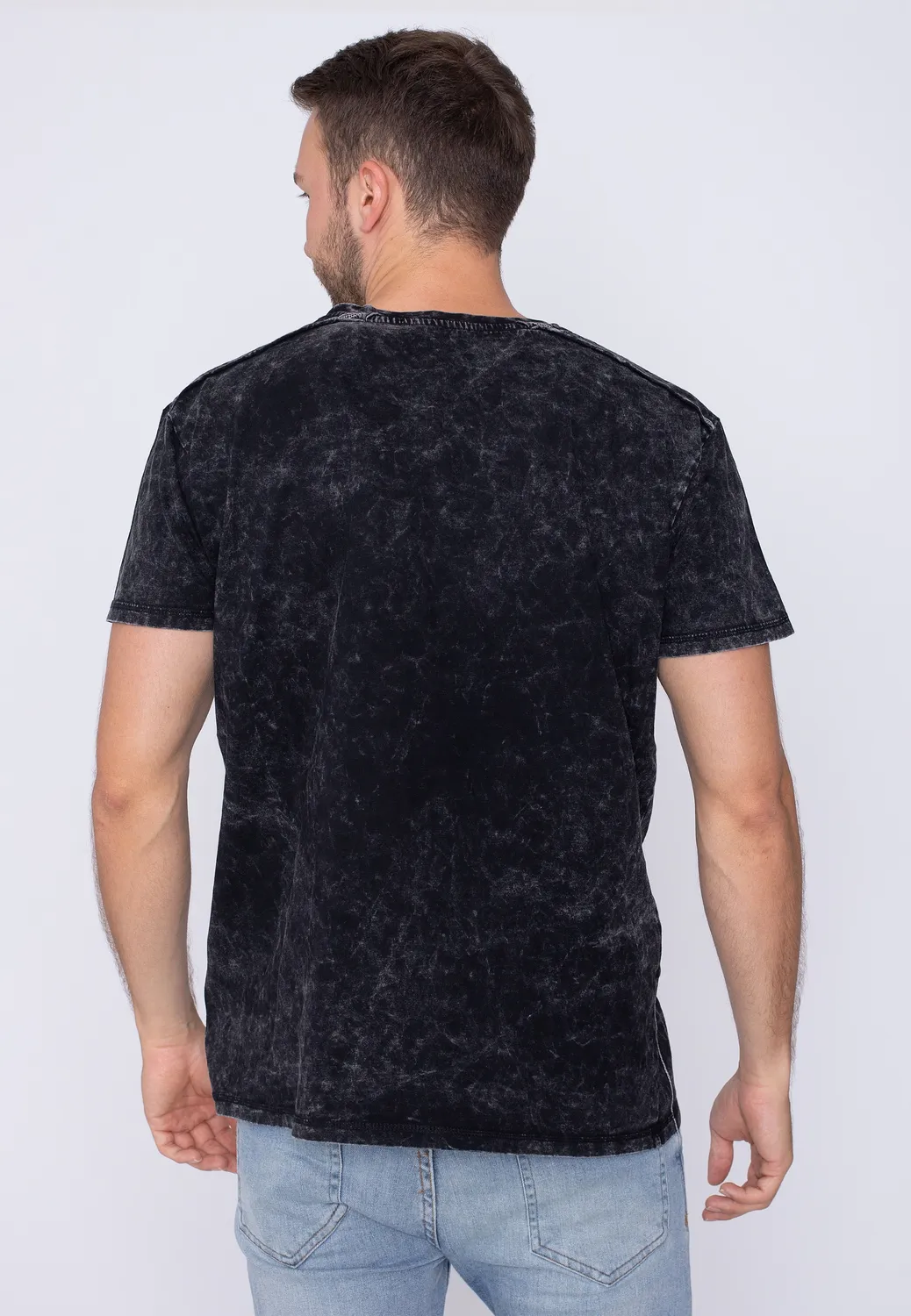 Impericon Self Portrait Snow Wash T-Shirt schwarz