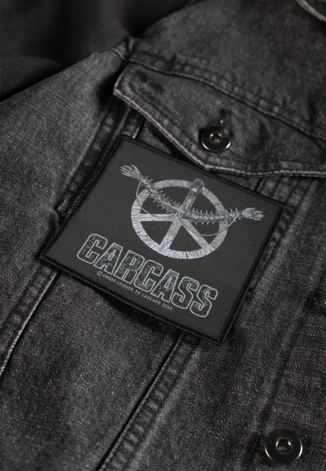 Impericon Heartwork Aufnäher schwarz Polyester