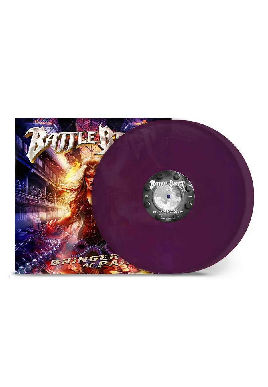 Battle Beast Bringer Of Pain Ltd. Transparent Violet 2 Vinyl