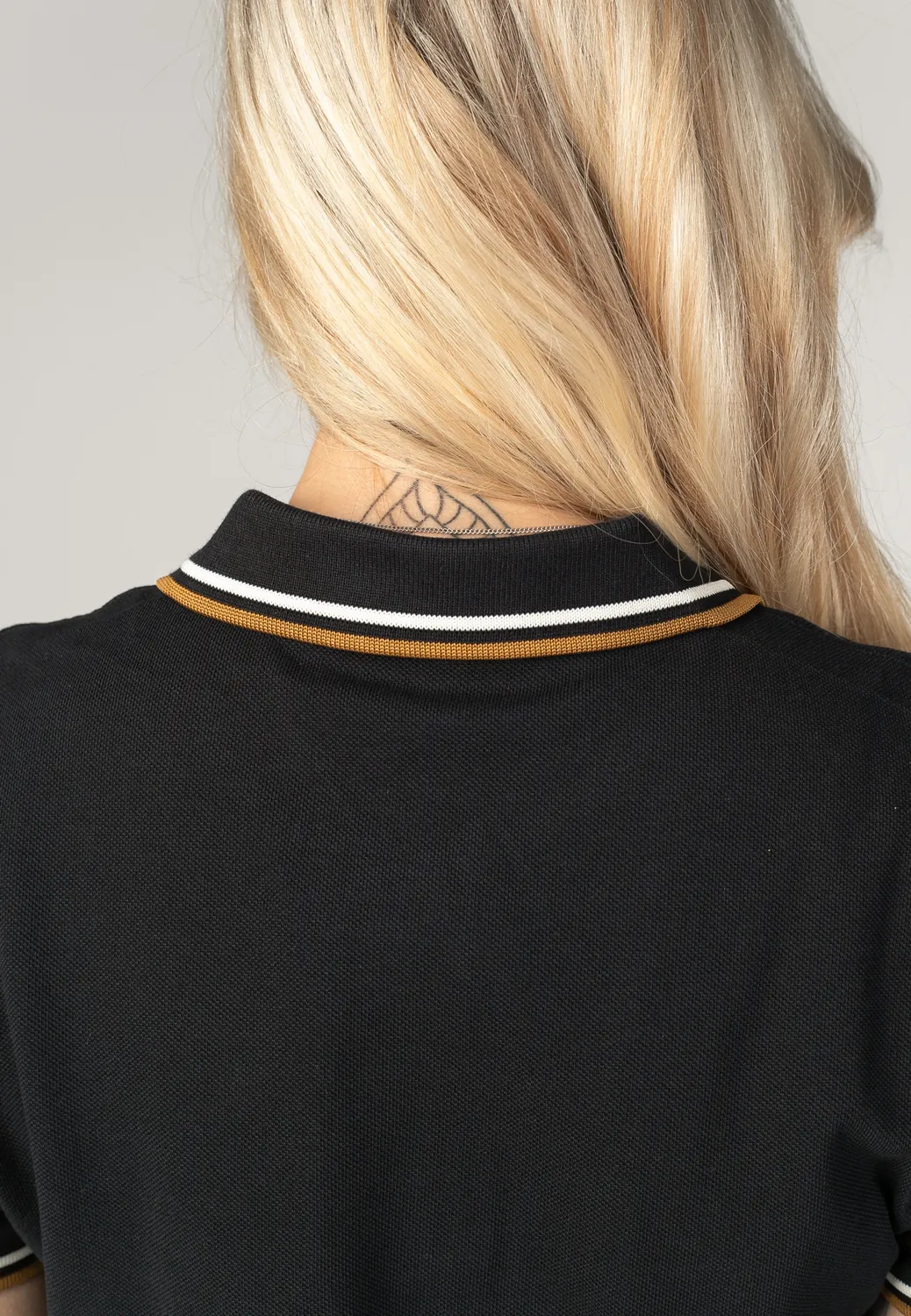 Impericon Twin Tipped BlackEcru Polo Baumwolle