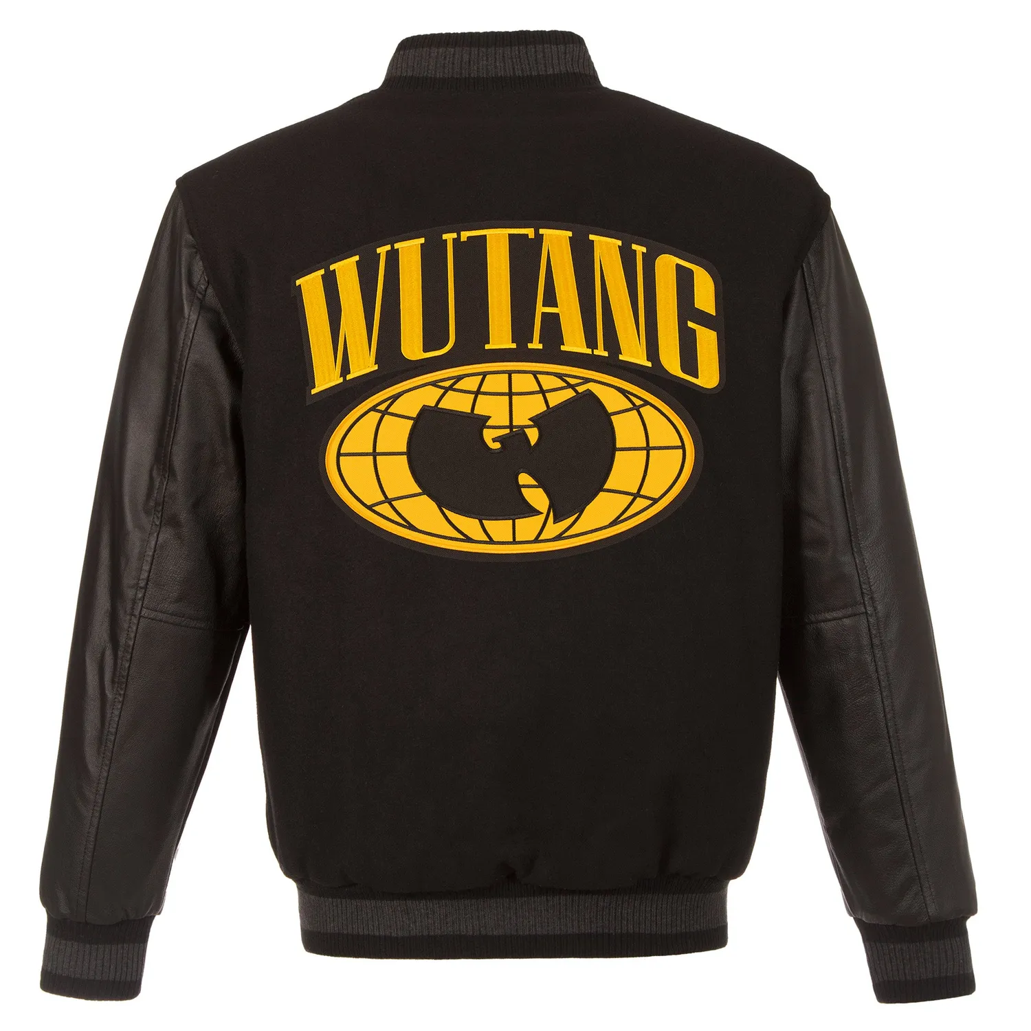 Wu-Tang Globe Logo Reversible Jacke Wolle Wendejacke