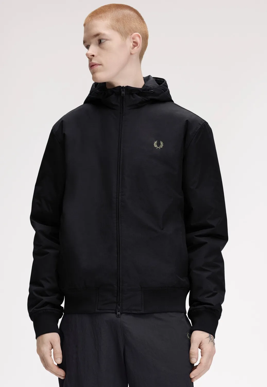 Impericon Brentham Hooded Übergangsjacke schwarz Synthetik