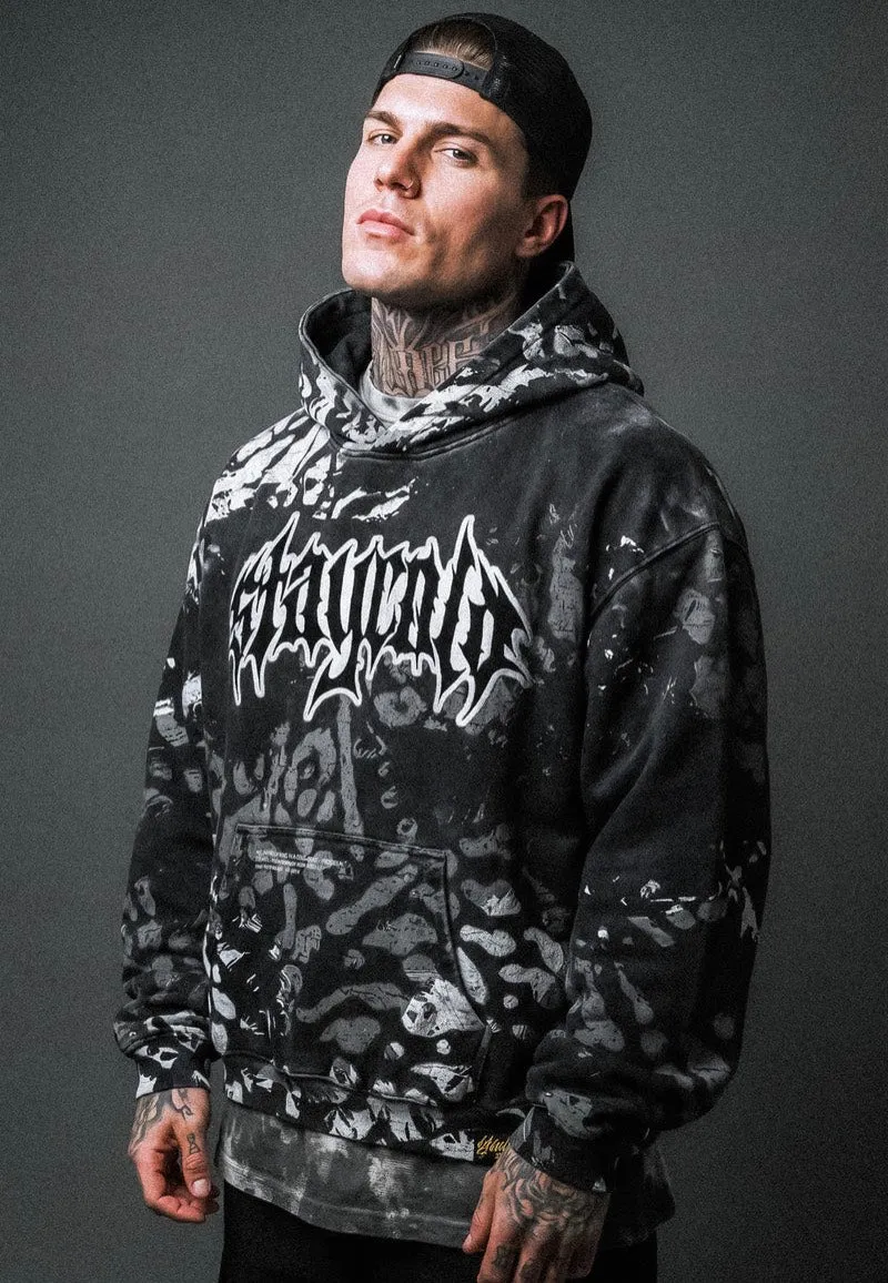 Impericon Night Ops Glow Dark Hoodie Schwarz Oversize