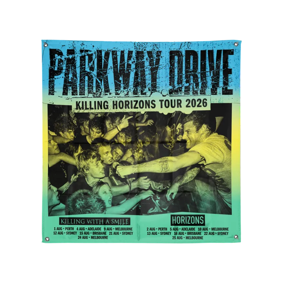 Parkway Drive Killing Horizons 2026 Tour Wall Flag 1x1m
