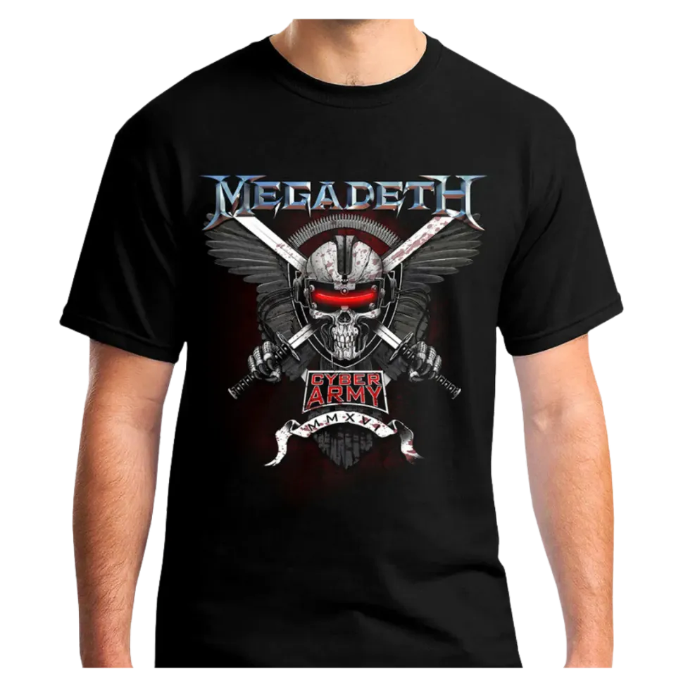 Megadeth 2016 Cyber Army T-Shirt schwarz Fanclub