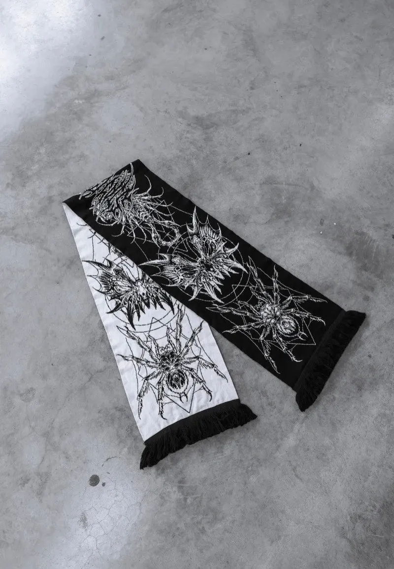 Impericon Dragonfly Black/White Schal Onesize schwarz-weiß