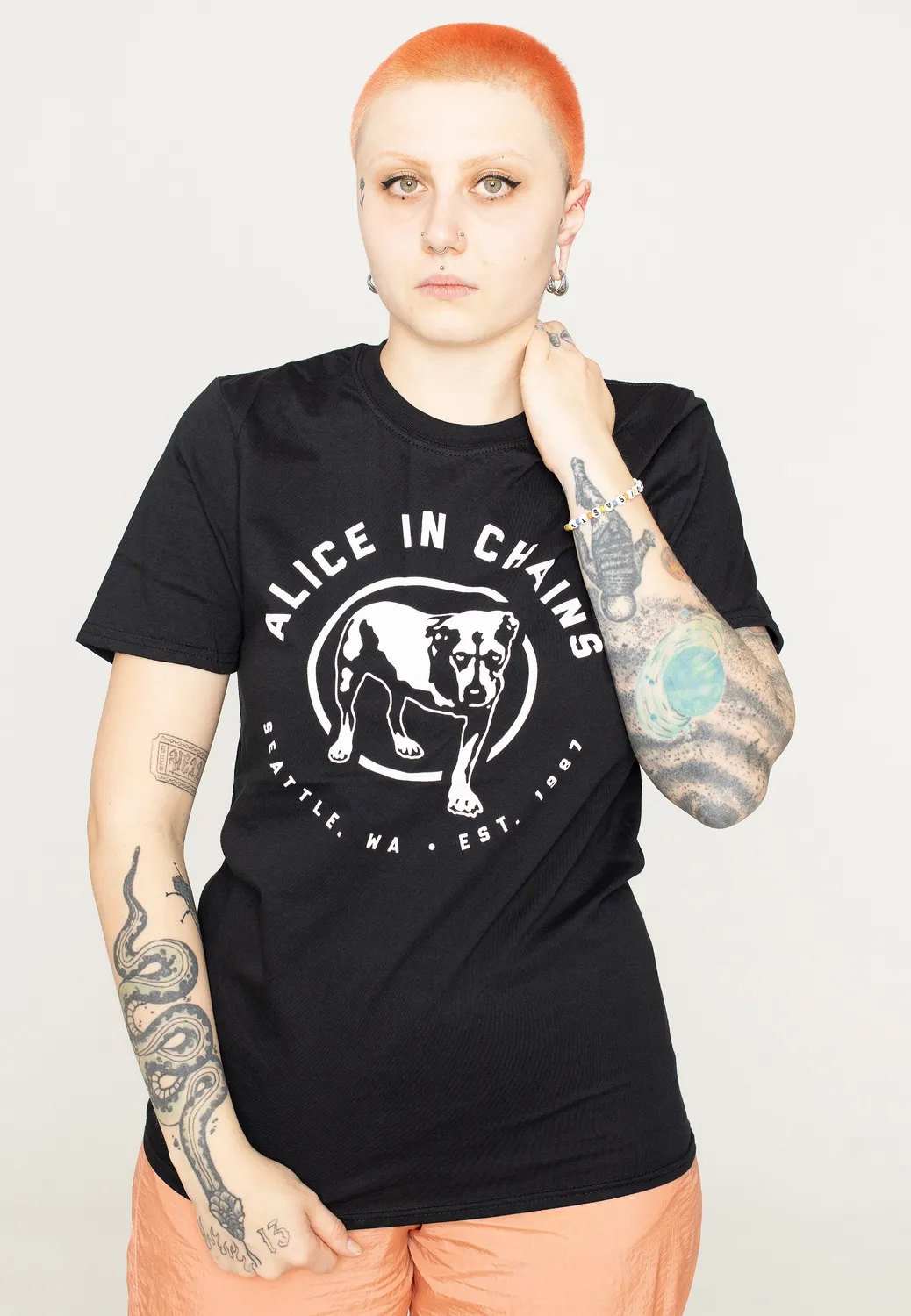 Impericon Lone Mutt T-Shirt Grunge schwarz