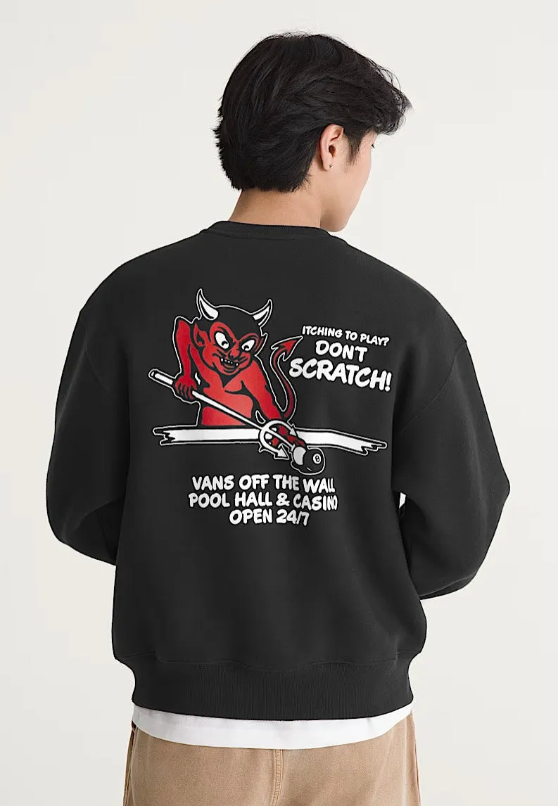 Impericon Old Scratch Crew Black Sweater Schwarz
