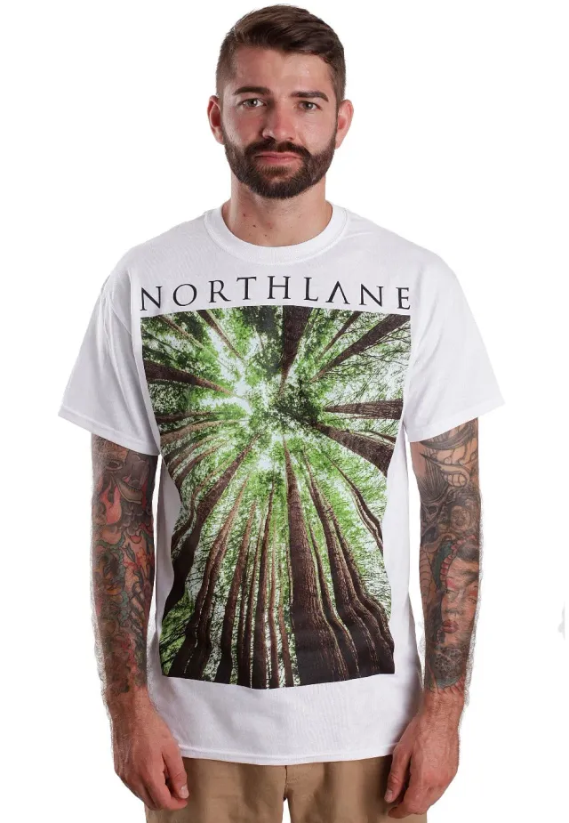 Impericon Trees White T-Shirt weiß Herren S-3XL