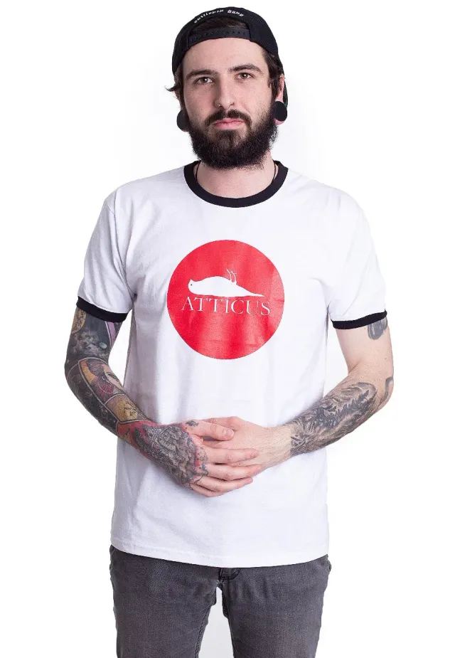 Impericon Circle Ringer White/Black T-Shirt weiß