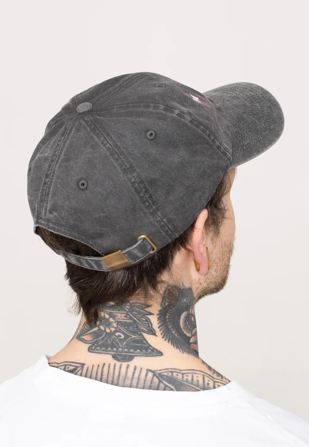 Impericon 80s Logo Stone Washed Cap Onesize grau