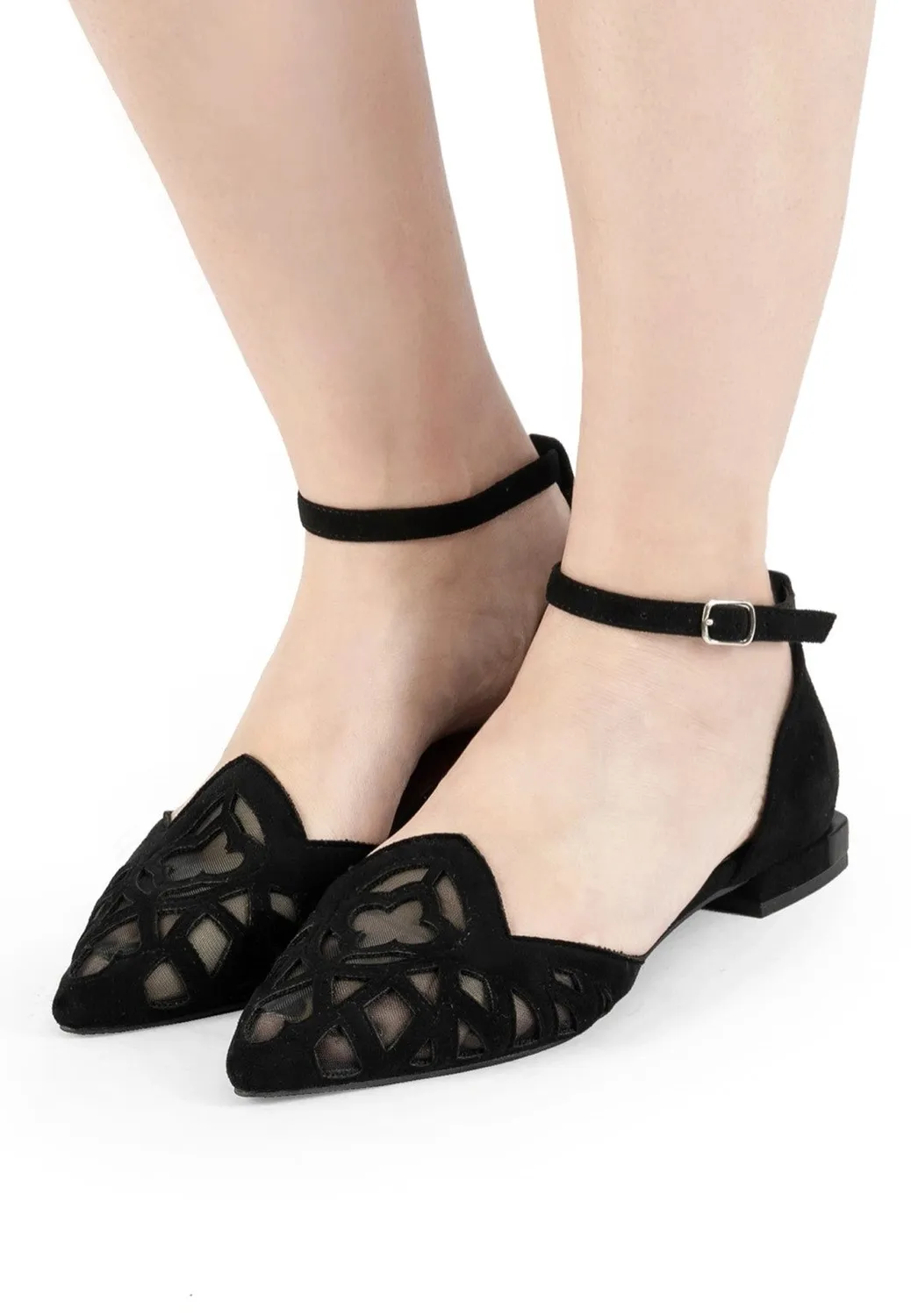 Sanguira D'Orsay Ballerinas schwarz EU 36-41