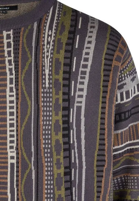 Impericon Theodore Knit Pullover Coal Grau