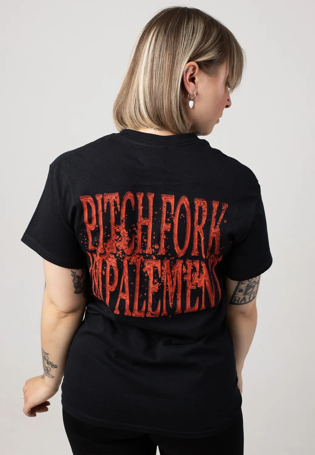 Impericon Pitch Fork Impalement T-Shirt Schwarz Death Metal