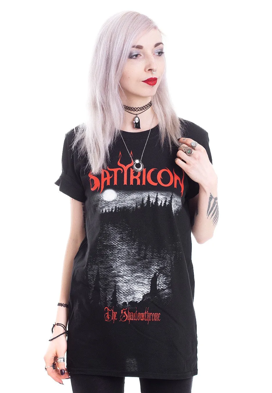 Impericon Shadowthrone T-Shirt schwarz Unisex Black Metal