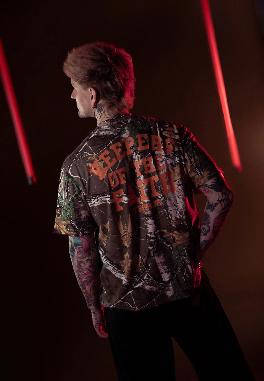 Impericon Keepers Of The Faith Real Camo T-Shirt grün