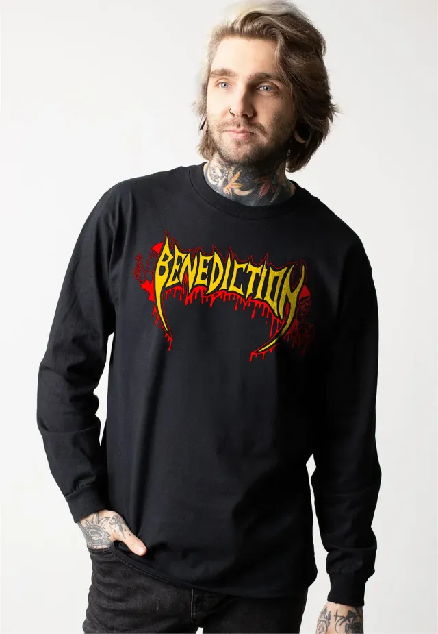 Impericon Scriptures Longsleeve schwarz Jersey