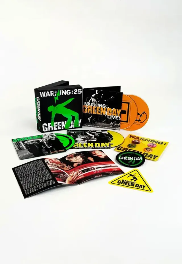 Green Day Warning 25th Anniversary Super Deluxe 4 CD Boxset