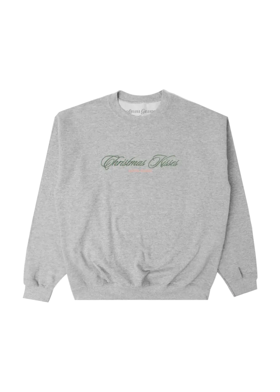 Ariana Grande Christmas Kisses Crewneck Stickerei Baumwolle
