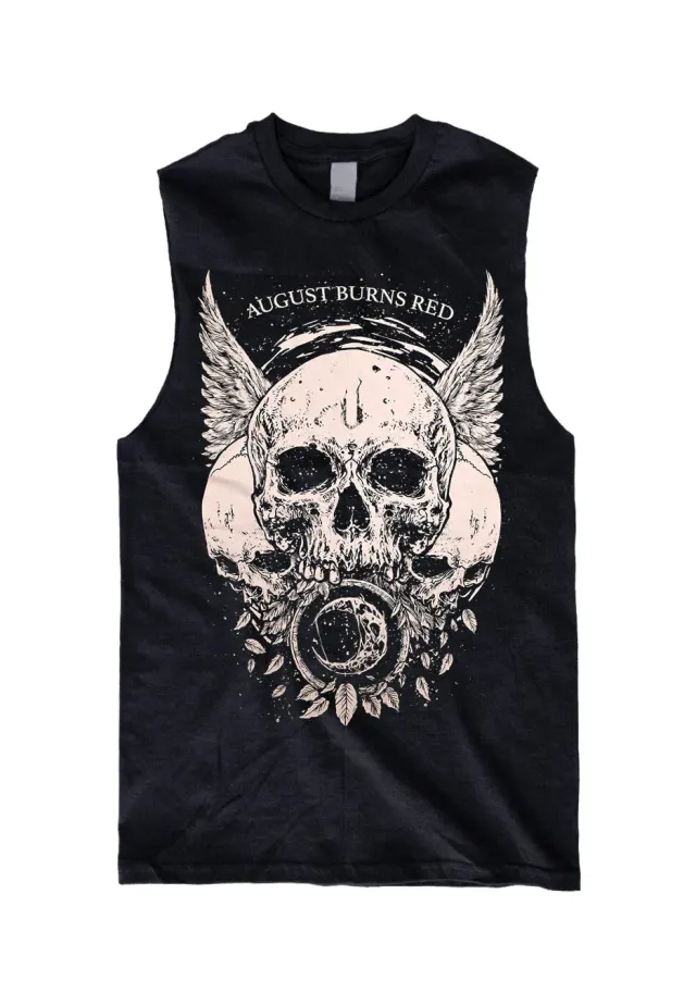 Impericon Death Below Winged Skull Tank-Top schwarz
